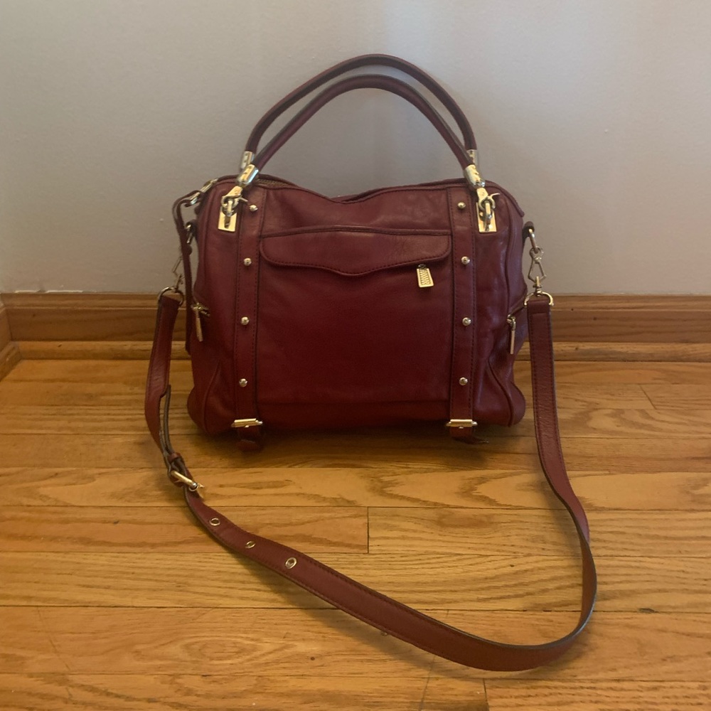 Rebecca Minkoff Merlot leather purse